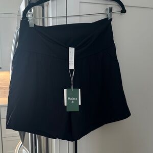 HALARA Women's Athletic Black Shorts